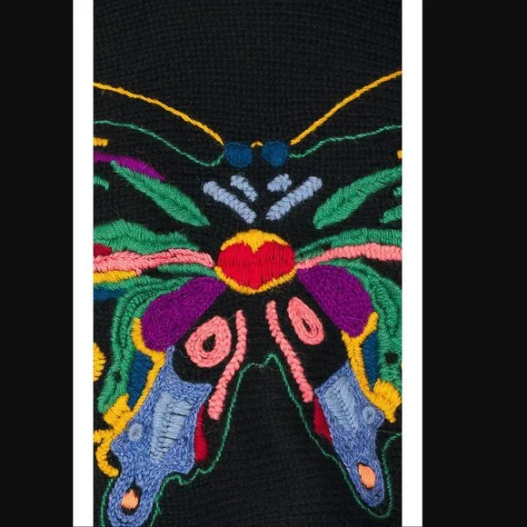 MOTHER Butterfly Embroidery Batwing Pullover (Gives Me Butterflies) - Picture 5 of 9